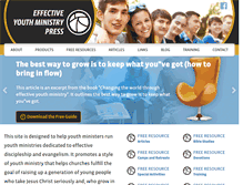 Tablet Screenshot of effectiveyouthministry.com